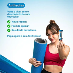 Antihydrex Pomada para Suor Excessivo Mãos Pés Axilas 70g - comprar online