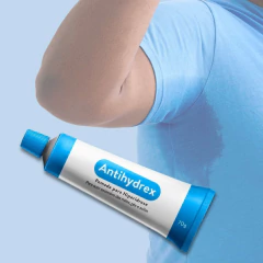 Imagem do Antihydrex Pomada para Suor Excessivo Mãos Pés Axilas 70g
