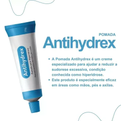 Antihydrex Pomada para Suor Excessivo Mãos Pés Axilas 70g - loja online