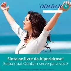 Odaban Spray para Hiperidrose Solução Antitranspirante 30ml - loja online