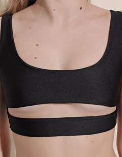 Top Kautiva Deportivo Mujer Lycra Con Agujero Calidad premium