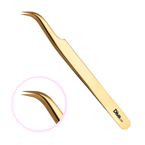 Pinça Semi Curva Fios Tecnológicos e Isolamento Autoclavável