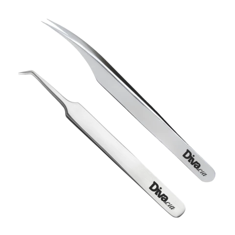 Kit 2 Pinças Alta Precisão Fios Tecnológicos e Isolamento