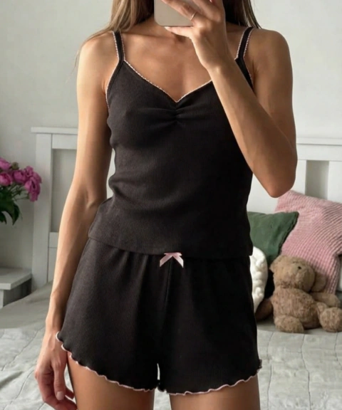 Pijama Roulette Negro