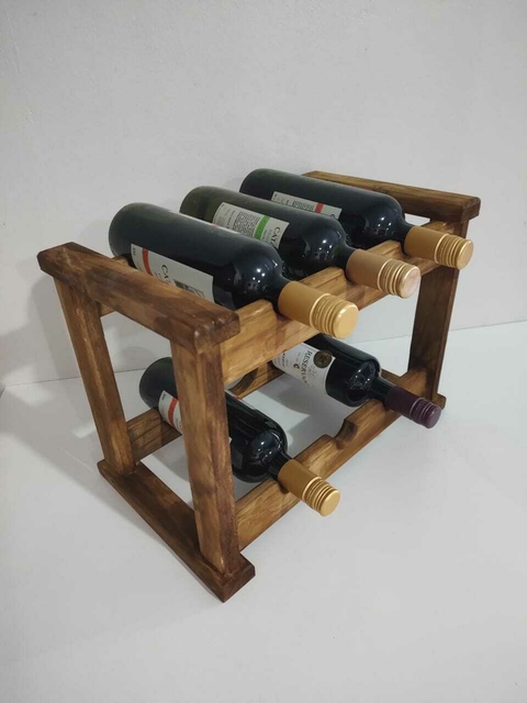 Adega Suporte de Mesa para Vinhos e taças ER009 - comprar online