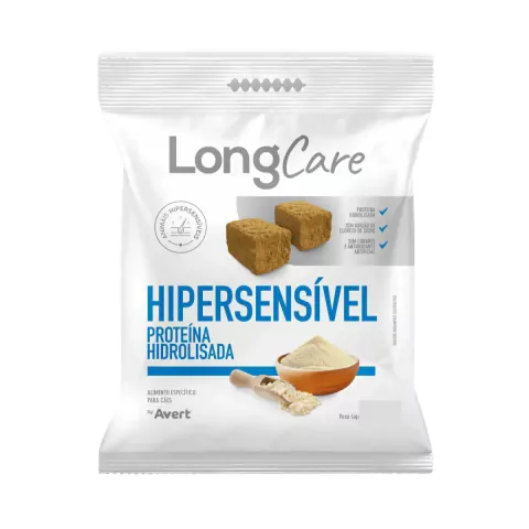 Petisco Natural Funcional para Cães LongCare Hipersensível Proteína Hidrolisada 250g