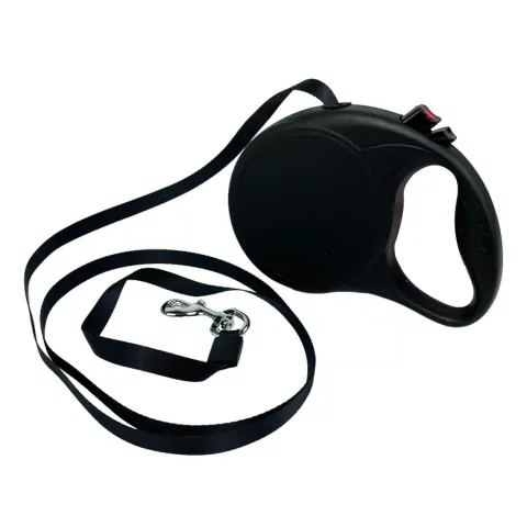 Guia Retrátil KONG Trail Black 5 Metros Segurança e Estilo