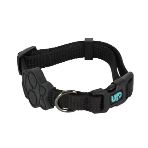 Coleira Para Pets Fecho Click Estilo e Conforto Up4You Vivid Style Preto