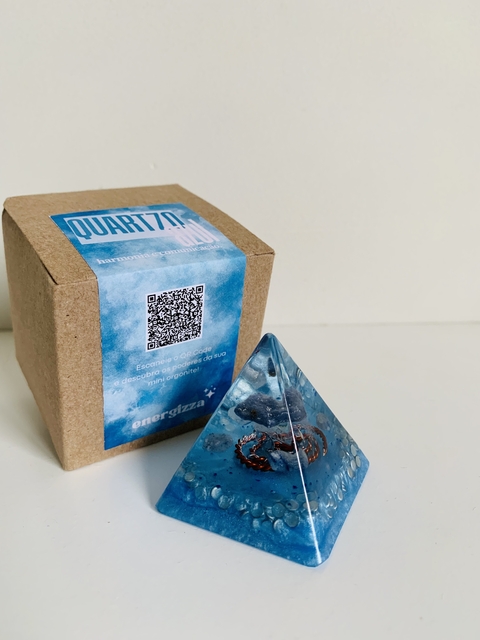 Mini Orgonite Quartzo Azul | Harmonia e Comunicação | Edição Essenciais - comprar online