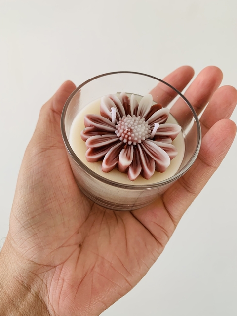 Lembrancinha Vela Margarida Personalizada - comprar online