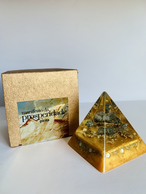 Mini Orgonite Manifesto da Prosperidade | A Energia da Abundância | Edição Ouro - comprar online