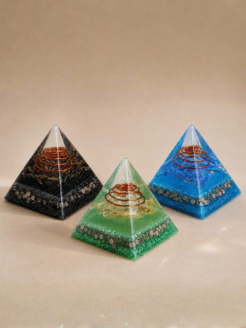 Kit Mini Orgonites Cianitas | Proteção, Cura e Transformação