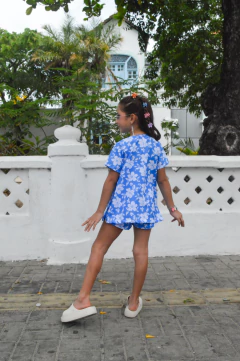 Conjunto Kimono Azul - comprar online