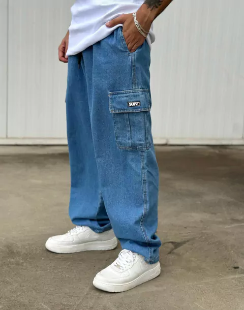 Calça Cargo Jeans Supzoficial Street 1315 - comprar online