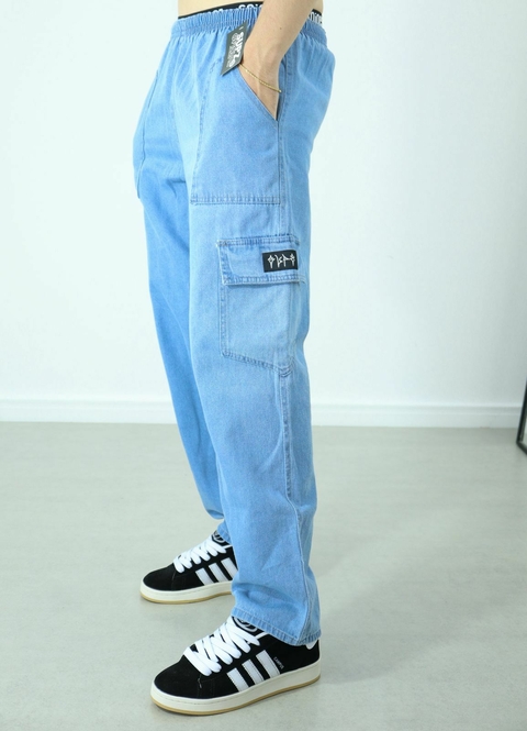 Calça Cargo Jeans Supzoficial Pixo 1445 - comprar online