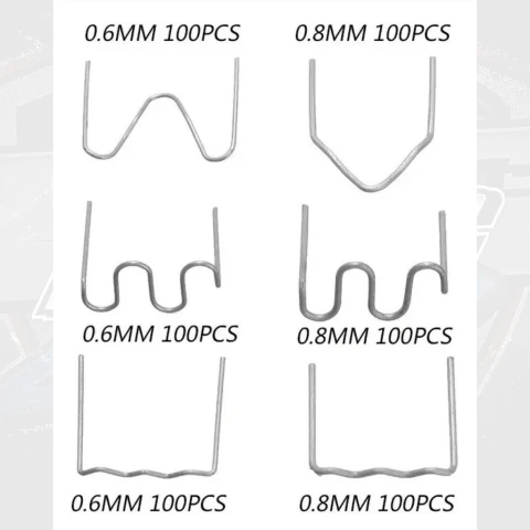 KIT 600 GRAMPAS P/ PISTOLA SOLDADORA DE PLASTICOS