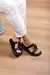 BIRKEN - Preta Com aplicação pedra - comprar online