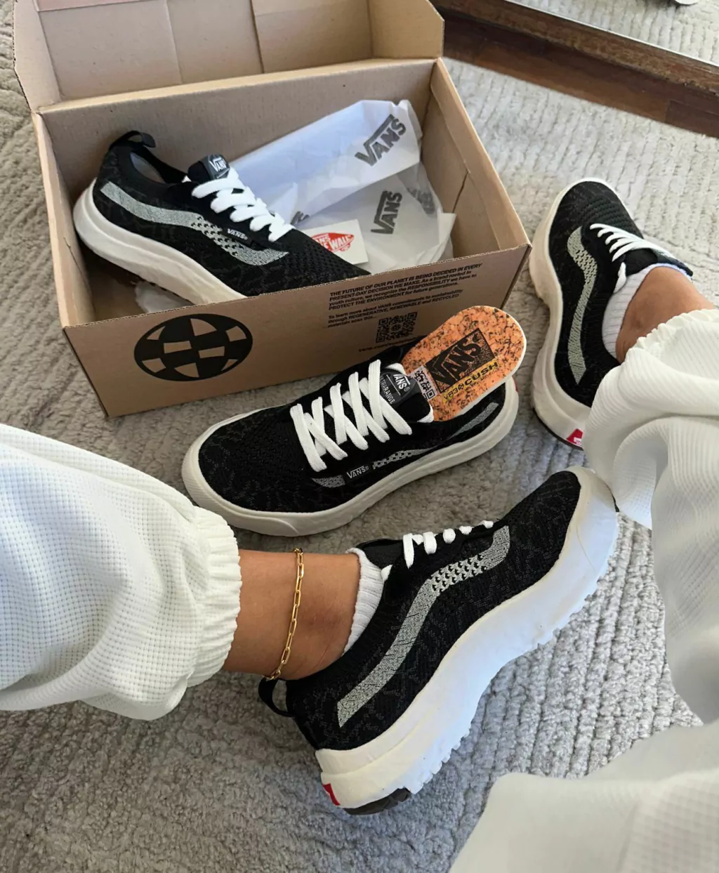 Vans VR3 Meia - Cor Preta