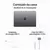 Imagem do Macbook Air Retina 13,6 Processador M3 8gb Ram 256ssd 2024 - Cinza