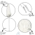 CORDÃO PARA CRACHÁ PONTEIRA METALICA 85cm - 100 peças - comprar online