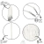 CORDÃO PARA CRACHÁ COM PONTEIRA 85CM (100 PÇS) - Cordontextil
