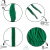 ALÇA CORDAO 6/1 X 35 CM COM PONTEIRA (100 PÇS) VERDE BANDEIRA - comprar online