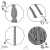 ALÇA CORDÃO 4/2 X 35 CM CORTE (100 PÇS) - comprar online