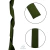 ALÇA GORGURAO ESCAMA 25MM X 35CM CORTE (1.000 PÇS) VERDE MUSGO