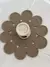 Platos de sitio FLOR de yute 33/34 cm. - comprar online