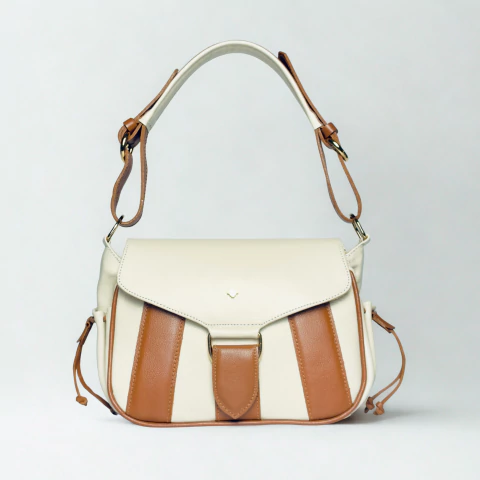 Bolsa Alice em Couro Legítimo- Off White & Sela - comprar online