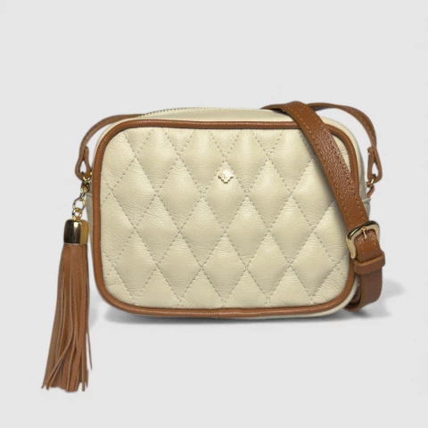 Bolsa Isís em Couro Legítimo - Off White & Sela - comprar online
