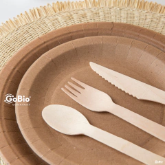 Cuchara 16cm Madera - GoBio Ecoenvases