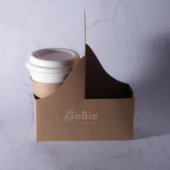 Portavaso Carry Tray (Valija) Papel Kraft en internet