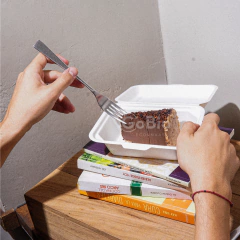 Estuche 600 Rectangular Caña de Azúcar - GoBio Ecoenvases