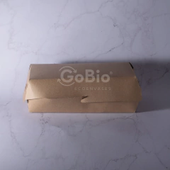 Estuche Sandwich 21x11x8cm Papel Kraft - tienda online