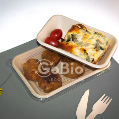 Imagen de Bandeja 103 (550ml / 21x13x4cm) Fibra Natural