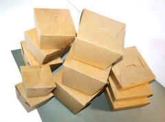 Caja para Wok (1450 cm3 - 49 Oz) Papel Kraft