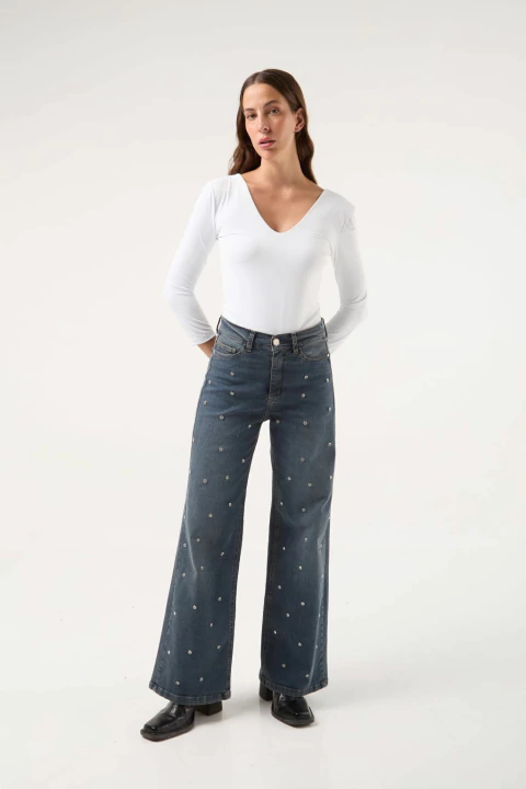 JEAN WIDE LEG LA