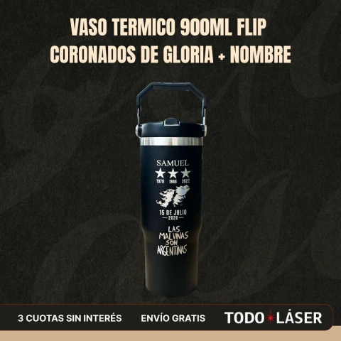 VASO FLIP 900ML CORONADOS DE GLORIA