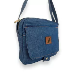 Bag Bolsa Jeans de Lado Transversal Feminina de Ombro Tiracolo na internet