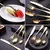 Set Cubiertos X24 Acero Inoxidable Dorados Unidades Caja - tienda online