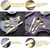 Set Cubiertos X24 Acero Inoxidable Dorados Unidades Caja - Bazarg