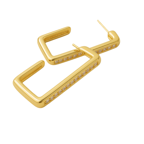 BRINCO PONTO ALTO - REVESTIDO A OURO 18K