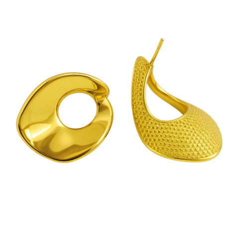 BRINCO ENCANTO BOTÂNICO - REVESTIDO A OURO 18K - comprar online