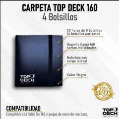 Carpeta TOPDECK 160 color Negro