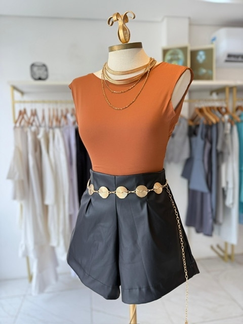 Short Jessica Couro - comprar online