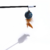 Juguete para Gatos - Varita palito con Colgante Pelota de Hilo Cascabel y Pluma- Varios Colores - GrayCat - Tienda de Gatos