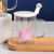 Taza de Vidrio Gatitos con Tapa de Cerámica y Cucharita Huellita - comprar online