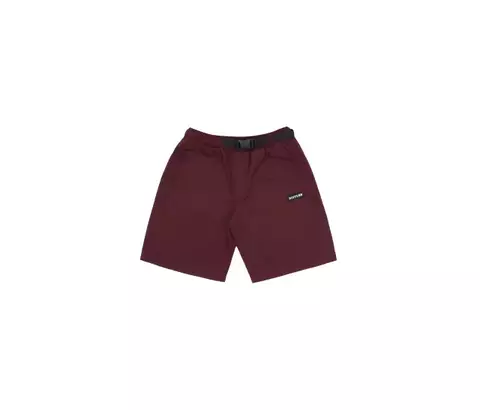 MIDI Cotton Shorts in Burgundy - XL - comprar online