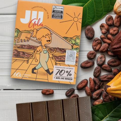 Ju Arléo - Tree to Bar - Chocolate 70% com Mel de Uruçu (60g) - comprar online